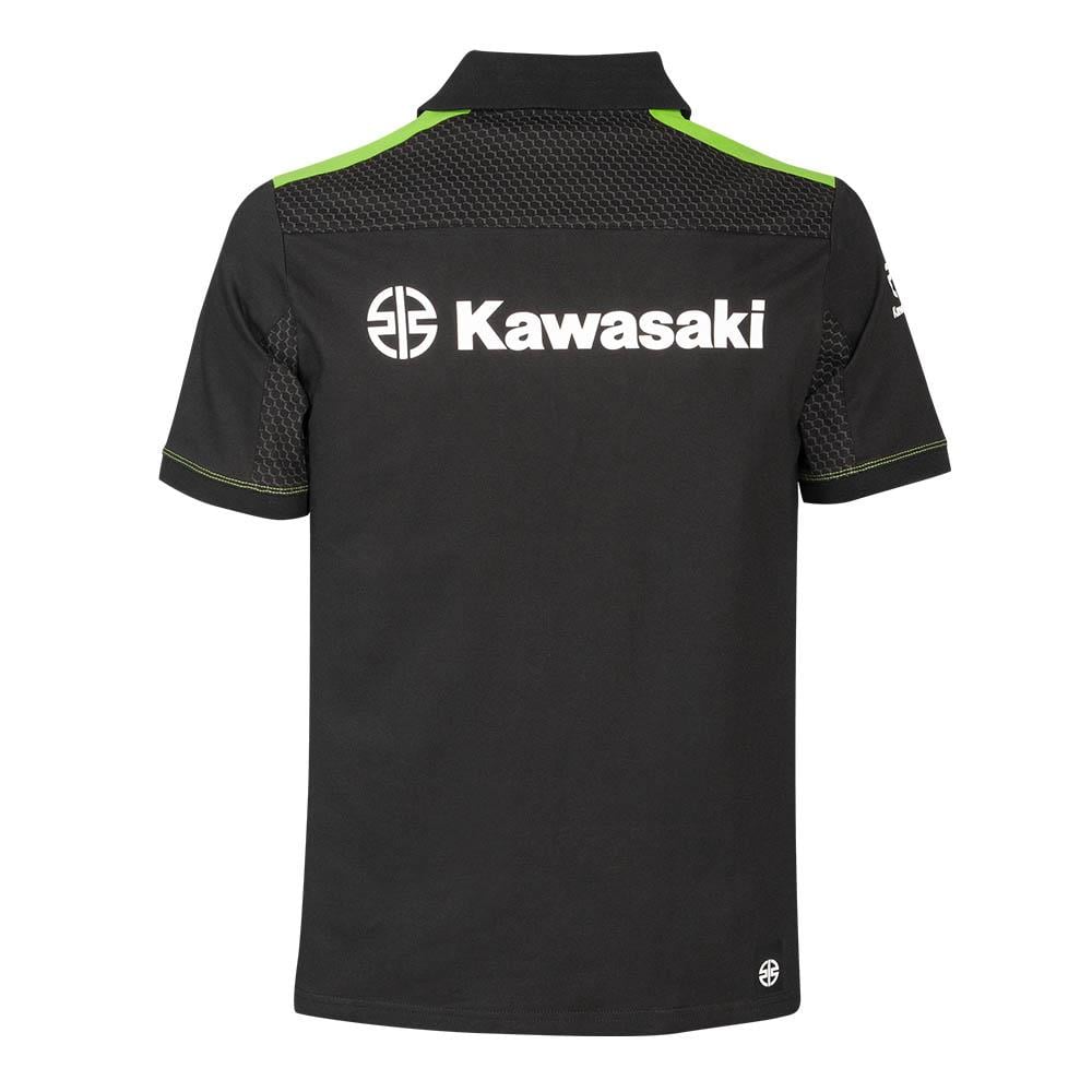 Kawasaki Erkek Polo Yaka Tişört Siyah/Yeşil