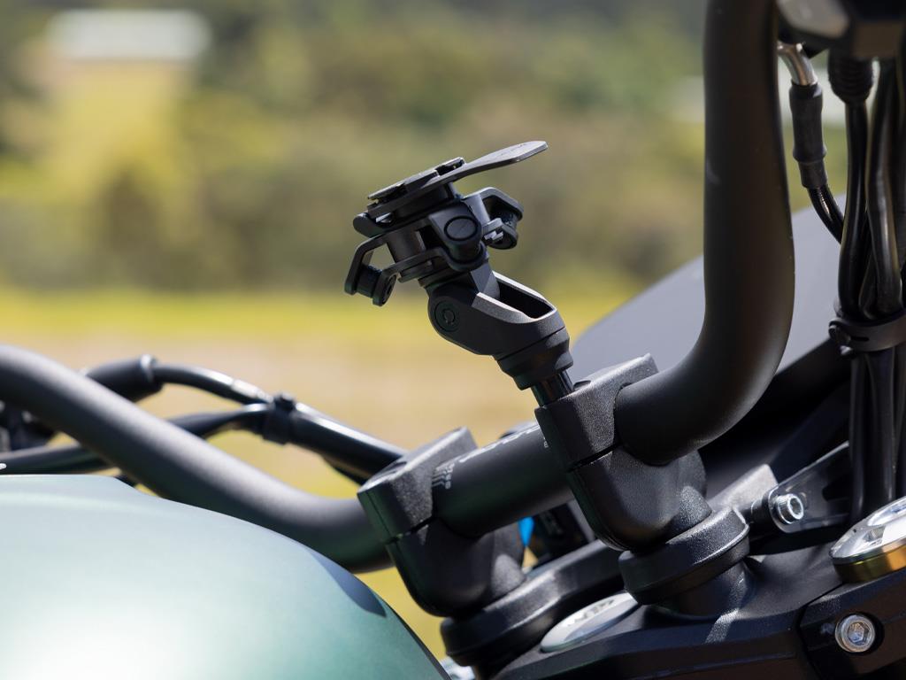 Quadlock Motosiklet Scooter Pro Gidon Merkezi Bağlantılı Telefon Tutucu Seti