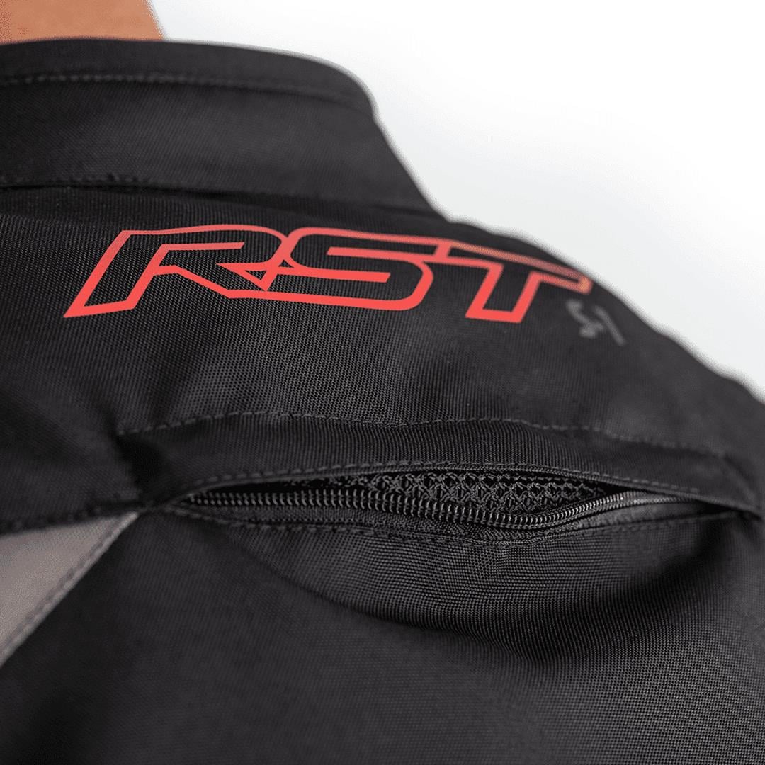 RST S1 Mevsimlik Motosiklet Ceketi Siyah Kırmızı