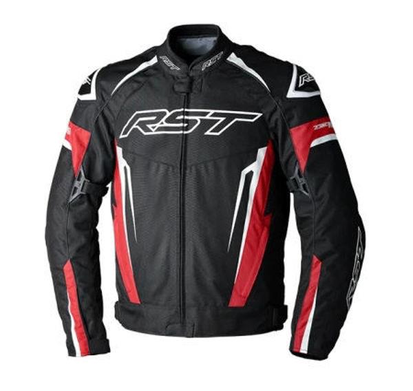 RST Tractech Evo 5 Mevsimlik Motosiklet Ceketi Siyah Kırmızı