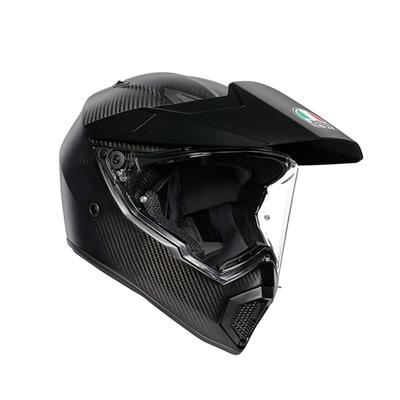 Agv AX9 Solid Matt Carbon Kapalı Kask