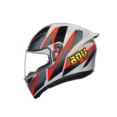 AGV K1 S Blipper Grey Red Kapalı Kask