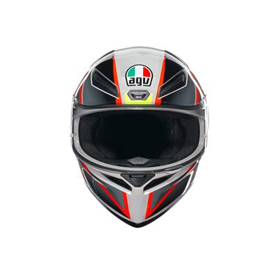 AGV K1 S Blipper Grey Red Kapalı Kask