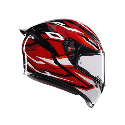AGV KASK/K1 S LION BLACK/RED/WHITE CONFİGURATİON