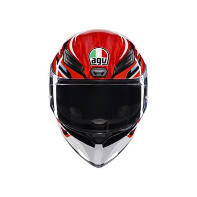 AGV KASK/K1 S LION BLACK/RED/WHITE CONFİGURATİON