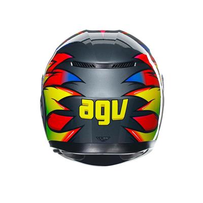 AGV KASK/K3 MPLK BIRDY 2.0 GREY YLW RED