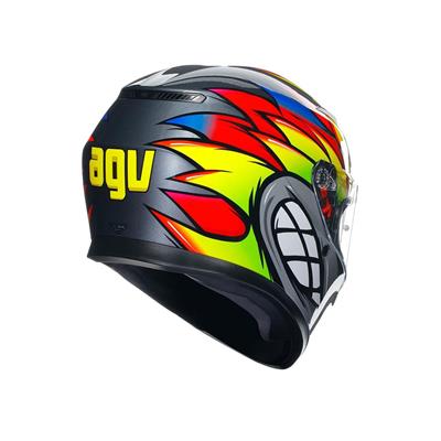AGV KASK/K3 MPLK BIRDY 2.0 GREY YLW RED
