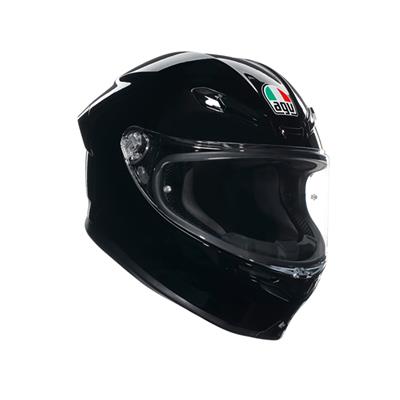 Agv K6 S Black Mono Kapalı Kask