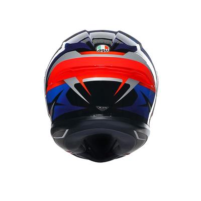 Agv K6 S Slashcut Blue Red Kapalı Kask