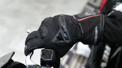 Atlas MW Tourer WP Kışlık Motosiklet Eldiveni Siyah Kırmızı