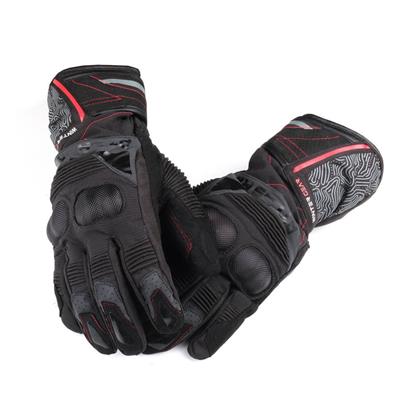 Atlas MW Tourer WP Kışlık Motosiklet Eldiveni Siyah Kırmızı