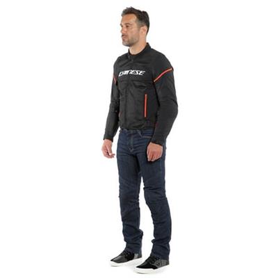 Dainese Air Frame D1 Black White Fluo Red Tekstil Mont