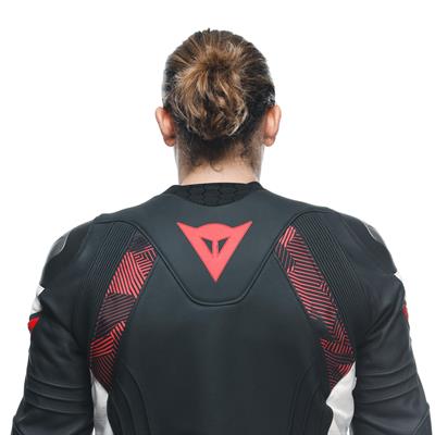 Dainese Avro 5 Blk Red Lava White Deri Mont