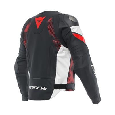 Dainese Avro 5 Blk Red Lava White Deri Mont