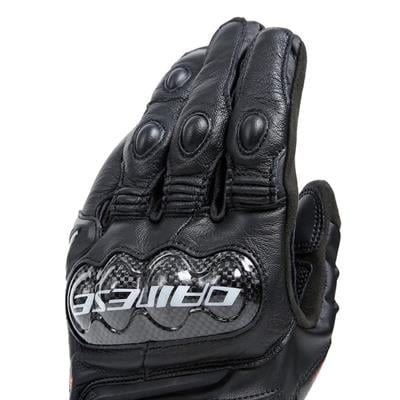 Dainese Carbon 4 Black Kısa Deri Eldiven