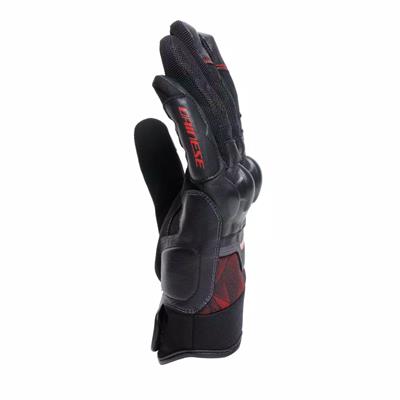 Dainese Ermex Black Red Lava Tekstil Eldiven