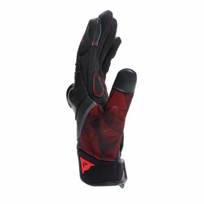 Dainese Ermex Black Red Lava Tekstil Eldiven
