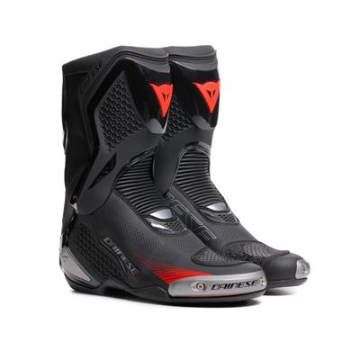 Dainese Torque 4 Air Black Red Lava Deri Bot Yüksek Korumalı Motorcu Botu