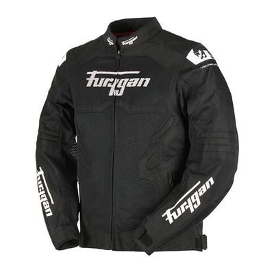 FURYGAN ATOM VENTED EVO YAZLIK CEKET SİYAH BEYAZ