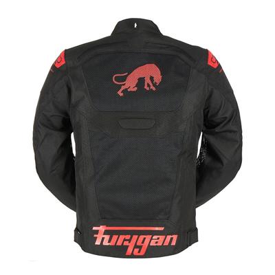 FURYGAN ATOM VENTED EVO YAZLIK CEKET SİYAH KIRMIZI