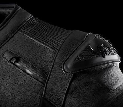 Furygan Ghost Evo Deri Motosiklet Ceketi Siyah