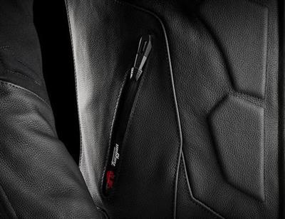 Furygan Ghost Evo Deri Motosiklet Ceketi Siyah