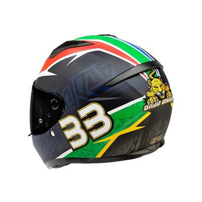 HJC C10 BB33 MC21SF  MAT MAVİ YEŞİL KASK