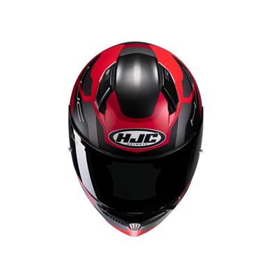 HJC C10 TİNS MC1SF  SİYAH KIRMIZI KASK