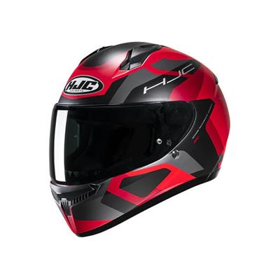 HJC C10 TİNS MC1SF  SİYAH KIRMIZI KASK