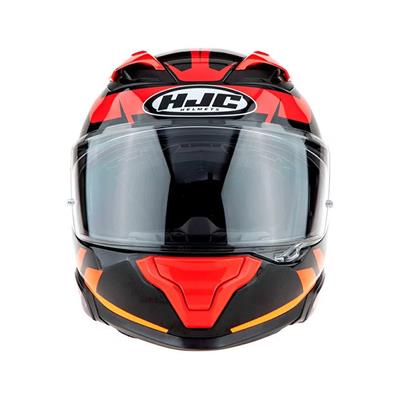 HJC F71 BARD MC1 SİYAH SARI KIRMIZI KASK