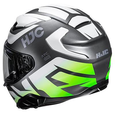 HJC F71 Bard MC4HSF Kapalı Motosiklet Kaskı Beyaz Gri