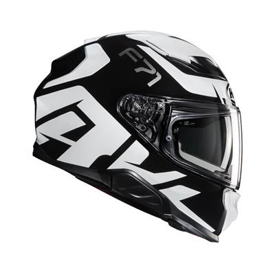 HJC F71 BARD MC5 SİYAH BEYAZ KASK