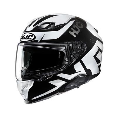 HJC F71 BARD MC5 SİYAH BEYAZ KASK