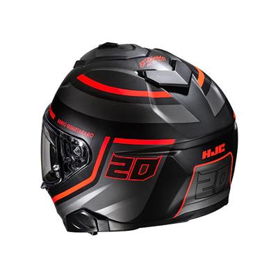 HJC İ71 FQ20 MC1SF SİYAH KIRMIZI KASK
