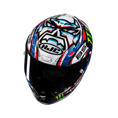 HJC RPHA1 V2 KASK CARBON QUARTARARO LE MANS 3 MC21