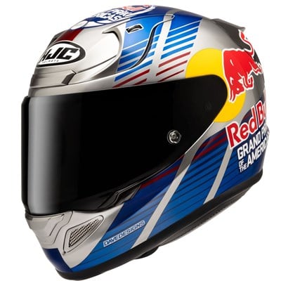 HJC RPHA12 Red Bull Austin GP II MC21 Kapalı Motosiklet Kaskı