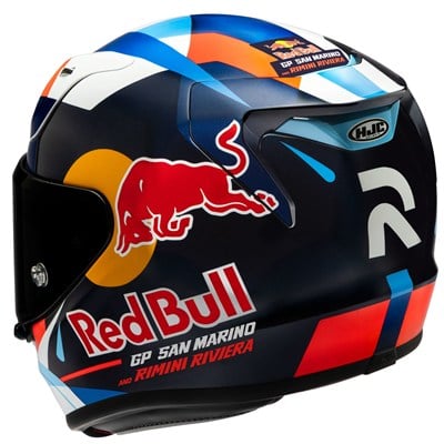 HJC RPHA12 Red Bull Misano 2 MC21 Kapalı Motosiklet Kaskı