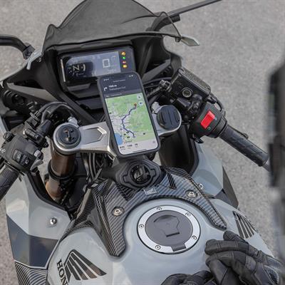 Quadlock Motosiklet Çatal Bağlantılı Pro Titreşim Modüllü Telefon Tutucu