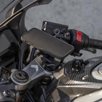 Quadlock Motosiklet Çatal Bağlantılı Titreşim Modüllü Telefon Tutucu Seti