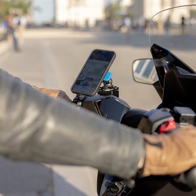 Quadlock Motosiklet Fren Hidrolik Kapak Üstü Titreşim Modüllü Telefon Tutucu