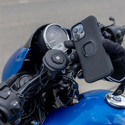 Quadlock Motosiklet Gidon Bağlantılı Pro Telefon Tutucu Seti