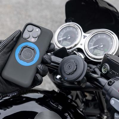 Quadlock Motosiklet Gidon Bağlantılı Pro Telefon Tutucu Seti
