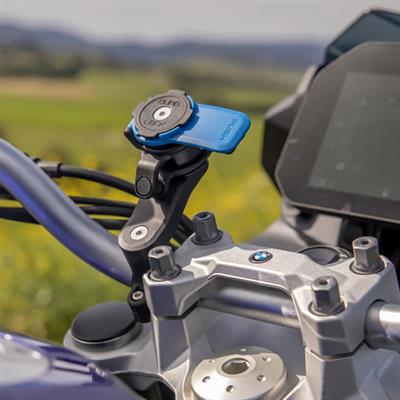 Quadlock Motosiklet Scooter Gidon Bağlantılı V2 Telefon Tutucu Seti