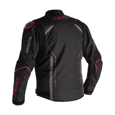 RST S1 Mevsimlik Motosiklet Ceketi Siyah Kırmızı