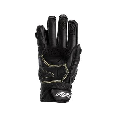 RST Tractech Evo 4 Kısa Deri Motosiklet Eldiveni Siyah