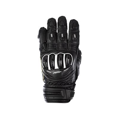 RST Tractech Evo 4 Kısa Deri Motosiklet Eldiveni Siyah