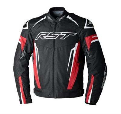 RST Tractech Evo 5 Mevsimlik Motosiklet Ceketi Siyah Kırmızı