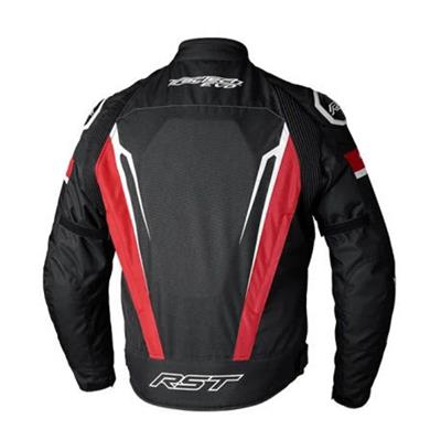 RST Tractech Evo 5 Mevsimlik Motosiklet Ceketi Siyah Kırmızı