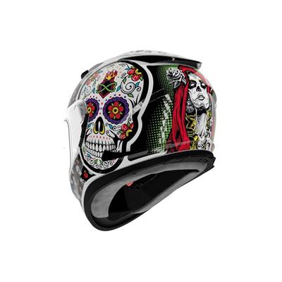Shiro SH-605 Skull Candy Kapalı Motosiklet Kaskı