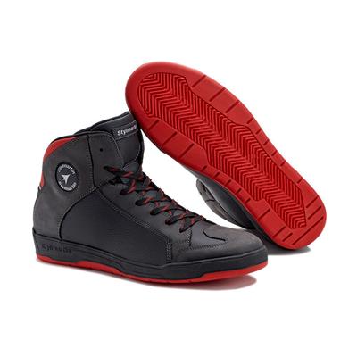 Stylmartin Double WP Motosiklet Botu Kısa Siyah Kırmızı